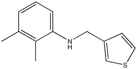 2,3-dimethyl-N-(thiophen-3-ylmethyl)aniline Struktur