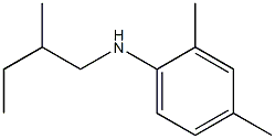 2,4-dimethyl-N-(2-methylbutyl)aniline Struktur