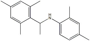 2,4-dimethyl-N-[1-(2,4,6-trimethylphenyl)ethyl]aniline Struktur