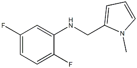 2,5-difluoro-N-[(1-methyl-1H-pyrrol-2-yl)methyl]aniline Struktur