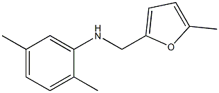 2,5-dimethyl-N-[(5-methylfuran-2-yl)methyl]aniline Struktur