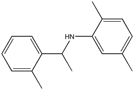 2,5-dimethyl-N-[1-(2-methylphenyl)ethyl]aniline Struktur