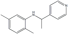 2,5-dimethyl-N-[1-(pyridin-4-yl)ethyl]aniline Struktur