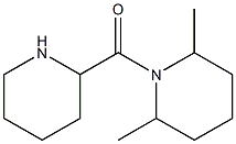 2,6-dimethyl-1-(piperidin-2-ylcarbonyl)piperidine Struktur