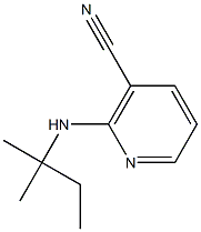 2-[(1,1-dimethylpropyl)amino]nicotinonitrile Struktur