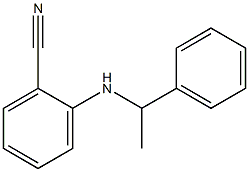 2-[(1-phenylethyl)amino]benzonitrile Struktur