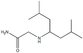 2-[(2,6-dimethylheptan-4-yl)amino]acetamide Struktur