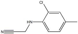 2-[(2-chloro-4-methylphenyl)amino]acetonitrile Struktur