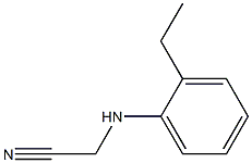 2-[(2-ethylphenyl)amino]acetonitrile Struktur