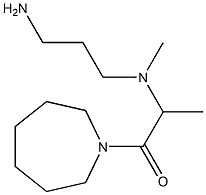 2-[(3-aminopropyl)(methyl)amino]-1-(azepan-1-yl)propan-1-one Struktur