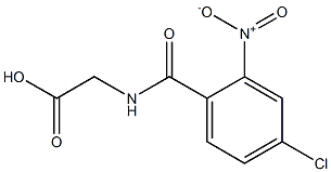 2-[(4-chloro-2-nitrophenyl)formamido]acetic acid Struktur