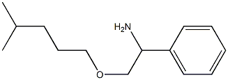 2-[(4-methylpentyl)oxy]-1-phenylethan-1-amine Struktur