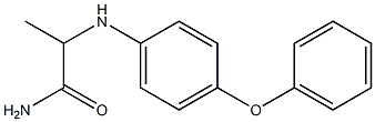 2-[(4-phenoxyphenyl)amino]propanamide Struktur