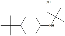 2-[(4-tert-butylcyclohexyl)amino]-2-methylpropan-1-ol Struktur