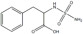 2-[(aminosulfonyl)amino]-3-phenylpropanoic acid Struktur