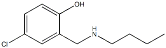 2-[(butylamino)methyl]-4-chlorophenol Struktur