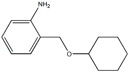 2-[(cyclohexyloxy)methyl]aniline Struktur