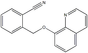 2-[(quinolin-8-yloxy)methyl]benzonitrile Struktur