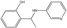 2-[1-(pyridin-3-ylamino)ethyl]phenol Struktur