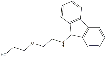 2-[2-(9H-fluoren-9-ylamino)ethoxy]ethan-1-ol Struktur