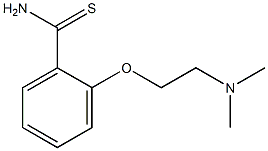 2-[2-(dimethylamino)ethoxy]benzenecarbothioamide Struktur