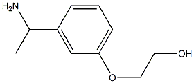 2-[3-(1-aminoethyl)phenoxy]ethan-1-ol Struktur