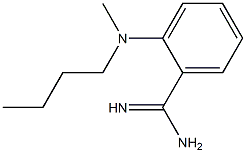 2-[butyl(methyl)amino]benzene-1-carboximidamide Struktur