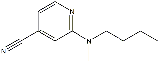 2-[butyl(methyl)amino]isonicotinonitrile Struktur