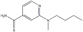 2-[butyl(methyl)amino]pyridine-4-carbothioamide Struktur