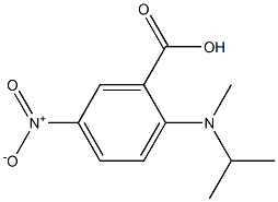 2-[methyl(propan-2-yl)amino]-5-nitrobenzoic acid Struktur