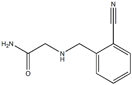 2-{[(2-cyanophenyl)methyl]amino}acetamide Struktur