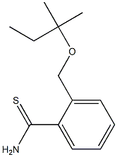 2-{[(2-methylbutan-2-yl)oxy]methyl}benzene-1-carbothioamide Struktur