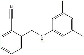 2-{[(3,5-dimethylphenyl)amino]methyl}benzonitrile Struktur