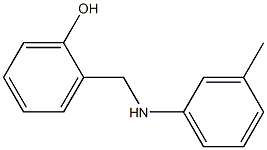 2-{[(3-methylphenyl)amino]methyl}phenol Struktur