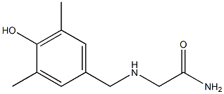 2-{[(4-hydroxy-3,5-dimethylphenyl)methyl]amino}acetamide Struktur