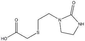 2-{[2-(2-oxoimidazolidin-1-yl)ethyl]sulfanyl}acetic acid Struktur