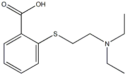 2-{[2-(diethylamino)ethyl]thio}benzoic acid Struktur