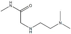 2-{[2-(dimethylamino)ethyl]amino}-N-methylacetamide Struktur