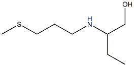 2-{[3-(methylsulfanyl)propyl]amino}butan-1-ol Struktur