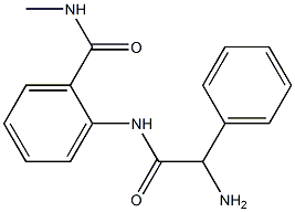 2-{[amino(phenyl)acetyl]amino}-N-methylbenzamide Struktur