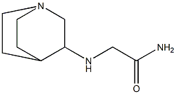 2-{1-azabicyclo[2.2.2]octan-3-ylamino}acetamide Struktur