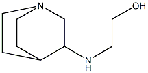 2-{1-azabicyclo[2.2.2]octan-3-ylamino}ethan-1-ol Struktur