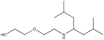 2-{2-[(2,6-dimethylheptan-4-yl)amino]ethoxy}ethan-1-ol Struktur