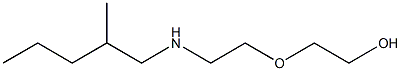 2-{2-[(2-methylpentyl)amino]ethoxy}ethan-1-ol Struktur