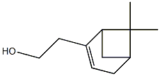 2-{6,6-dimethylbicyclo[3.1.1]hept-2-en-2-yl}ethan-1-ol Struktur