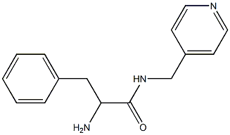 2-amino-3-phenyl-N-(pyridin-4-ylmethyl)propanamide Struktur