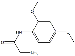 2-amino-N-(2,4-dimethoxyphenyl)acetamide Struktur