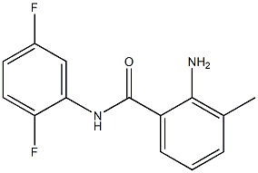 2-amino-N-(2,5-difluorophenyl)-3-methylbenzamide Struktur