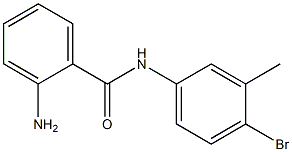 2-amino-N-(4-bromo-3-methylphenyl)benzamide Struktur