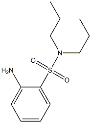 2-amino-N,N-dipropylbenzenesulfonamide Struktur